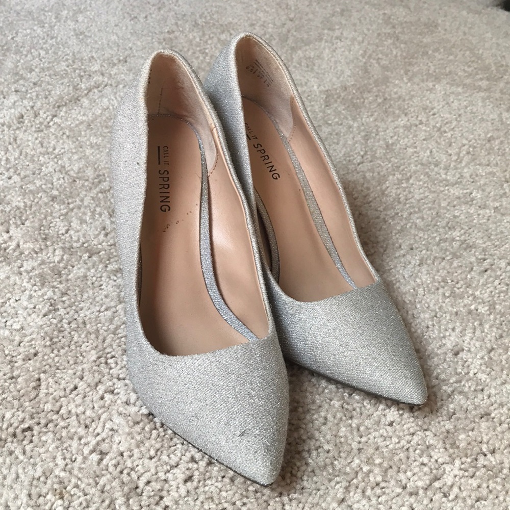 Sparkly high heels